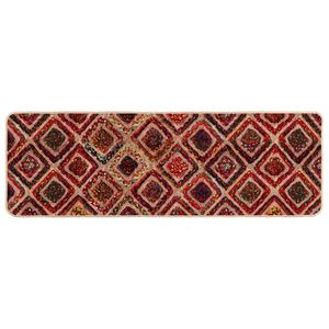 vidaXL Rug Runner MARSA Multicolour 50 x 100 cm Polyester and PVC