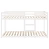 vidaXL Bunk Bed without Mattress White 90x200 cm Solid Wood Pine