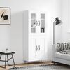 vidaXL Highboard White 69.5x34x180 cm Engineered Wood