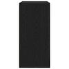 vidaXL Sideboard Black Oak 79 x 38 x 80 cm Engineered Wood
