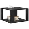 vidaXL Coffee Table Black Oak 51.5 x 51.5 x 30 cm Engineered Wood