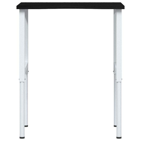 vidaXL Workbench Dark Brown 80x60x(71.5-98) cm Solid Wood Oak