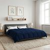 vidaXL Winter Duvet Quilted Dark Blue 200 x 200 cm Microfiber