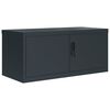 vidaXL File Cabinet Anthracite 90x40x220 cm Steel