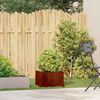 vidaXL Planter Rusty 40x40x30 cm Weathering Steel