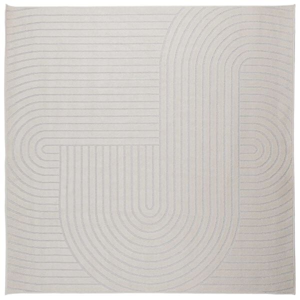 vidaXL Area Rugs Square Cream 200 x 200 cm