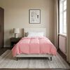 vidaXL Full Year Duvet Quilted Pink 155 x 200 cm Microfiber