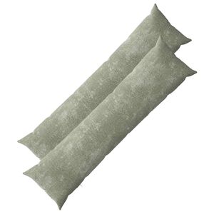 vidaXL Cushion Cover 2 pcs HEERLEN Green 40 x 145 cm Chenille Fabric