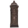 vidaXL Pillar Letterbox Aluminium Vintage Style Rustproof Bronze