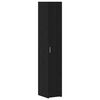vidaXL Slim Storage Cabinet Black oak 30 x 42.5 x 225 cm