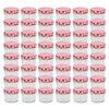vidaXL Glass Jam Jars with White and Red Lids 48 pcs 110 ml