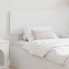 vidaXL Headboard with Headboard White 75 cm Engineered wood
