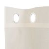 vidaXL Voile Curtains with Grommets 2 pcs Cream 140x245 cm