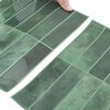 vidaXL Rectangular Tile 10 pcs Dark Green 29 x 23 x 0.08 cm