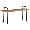 vidaXL Bench 110 cm Solid Reclaimed Wood