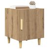 vidaXL Bedside Cabinet Artisan Oak 40 x 40 x 50 cm Engineered Wood