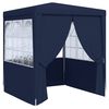 vidaXL Party Tent | Blue | Polyethylene | 2.5 x 2.5 meters | Foldable