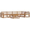 vidaXL Outdoor Sofa Set 6 pcs Natural Solid Acacia Wood