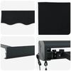vidaXL Awning Black 300 x 250 x 165 cm Polyester and Aluminium