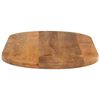vidaXL Table Top 100x40x3.8 cm Oval Solid Wood Mango