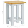 vidaXL End Table 27x24x37 cm Solid Oak Wood