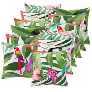 vidaXL Cushion Cover 12 pcs HEERLEN Multicolour 40 x 40 cm Polyester
