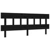 vidaXL Bed Frame without Mattress Black 200x200 cm Solid Wood