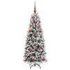 vidaXL Artificial Christmas Tree with 150 LEDs White 53 x 53 x 120 cm