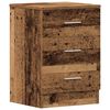 vidaXL Bedside Cabinets 2 pcs Old Wood 38x35x55 cm Engineered Wood