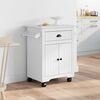 vidaXL Kitchen Trolley BODO White 72x45x80 cm