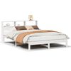 vidaXL Bed Frame without Mattress White 160x200 cm Solid Wood Pine