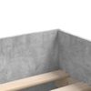 vidaXL Bed Frame with Drawers without Mattress Concrete Grey 100x200 cm