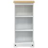 vidaXL Bookcase White 46 x 29 x 100 cm Solid Pine Wood