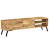 vidaXL TV Cabinet Solid Mango Wood 140x30x40 cm