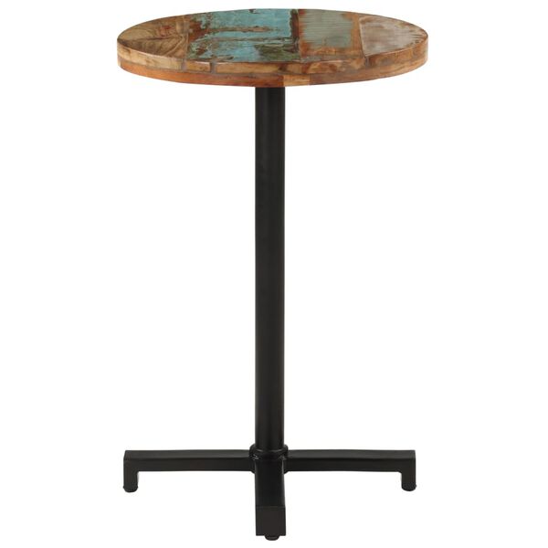 vidaXL Bistro Table Round &Oslash;50x75 cm Solid Reclaimed Wood