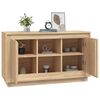 vidaXL Sideboard Sonoma Oak 102x35x60 cm Engineered Wood