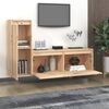 vidaXL TV Cabinets 2 pcs Solid Wood Pine