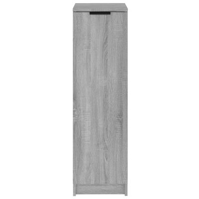 vidaXL Shoe Cabinet Grey Sonoma 30x35x100 cm Engineered Wood