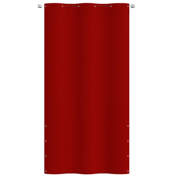 vidaXL Balcony Screen Red 120x240 cm Oxford Fabric