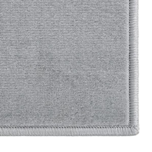 vidaXL Runner Rug BCF Grey 80x350 cm