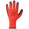 vidaXL Work Gloves 12 pcs Red and Black 10 / XL Latex Coating