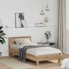 vidaXL Bed Frame Artisan Oak 75 x 190 cm Engineered Wood