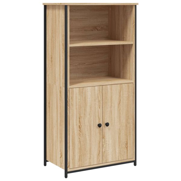 vidaXL Highboard Sonoma Oak 62x36x121.5 cm Engineered Wood