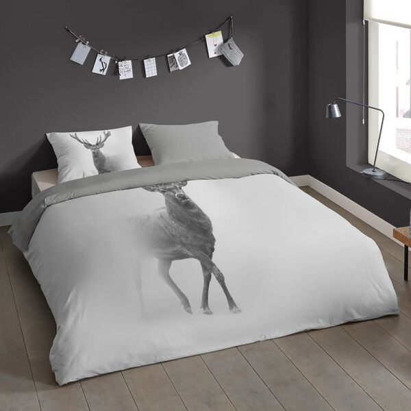Pure Duvet Cover GREY DEER 240x200/220 cm