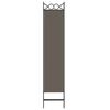 vidaXL 4-Panel Room Divider Anthracite 160x200 cm Fabric
