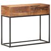 vidaXL Console Table 90x35x75 cm Rough Acacia Wood