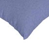 vidaXL Sofa Pillows 2 pcs Jeans Blue 70 x 50 cm Fabric