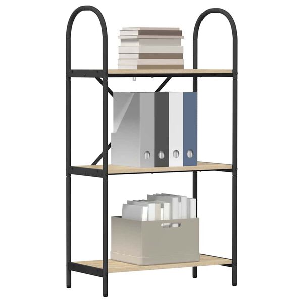 vidaXL Bookshelf Sonoma Oak 60 x 30 x 109 cm Engineered wood