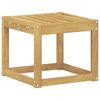 vidaXL Outdoor Stool Bench Solid Acacia Wood Whitewash 43 x 43 x 37 cm