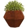 vidaXL Planter Rusty 50 x 50 x 40 cm Weathering Steel